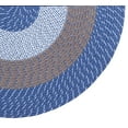 thumbnail image 5 of Better Trends 22" x 44" Wedge Braided Rug 100% Polypropylene Durable and Stain Resistant Reversible Indoor Area Utility Rug, Country Stripe Collection - Chambray Stripe, 5 of 5