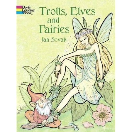 Pre-Owned, Trolls, Elves and Fairies (Dover Coloring Books), (Paperback)