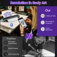 thumbnail image 6 of Phomemo M08F Bluetooth Tattoo Stencil Printer - Wireless Thermal Printer with 10 Free Papers, Portable Tattoo Machine for Artists & Beginners, Works with Phone、iPad、Tablet & PC (Black), 6 of 11