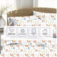 thumbnail image 3 of Kotton Culture 600 TC Bed Sheets 4 Piece 15" Inch Deep Pocket Sheet Set (Rainforest,Full), 3 of 4