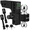 Black, variant on Rhino USA Adjustable Trailer Hitch (Fits 2" Receiver) with 6-inch Drop/Rise (12,500 LBS GTW) Black