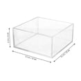 thumbnail image 5 of Transparent Acrylic Napkin Box Paper Holder Rectangular Tissue Square Tray Car Towel Boxes of Tissues Cube, 5 of 6