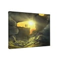 thumbnail image 6 of LNWH Wall Art Prints, Fantasy Cave Hominid Pattern Canvas Painting for Living Room Bedroom Office Home Wall Decoration, 11.8x7.8 Inch, 6 of 8