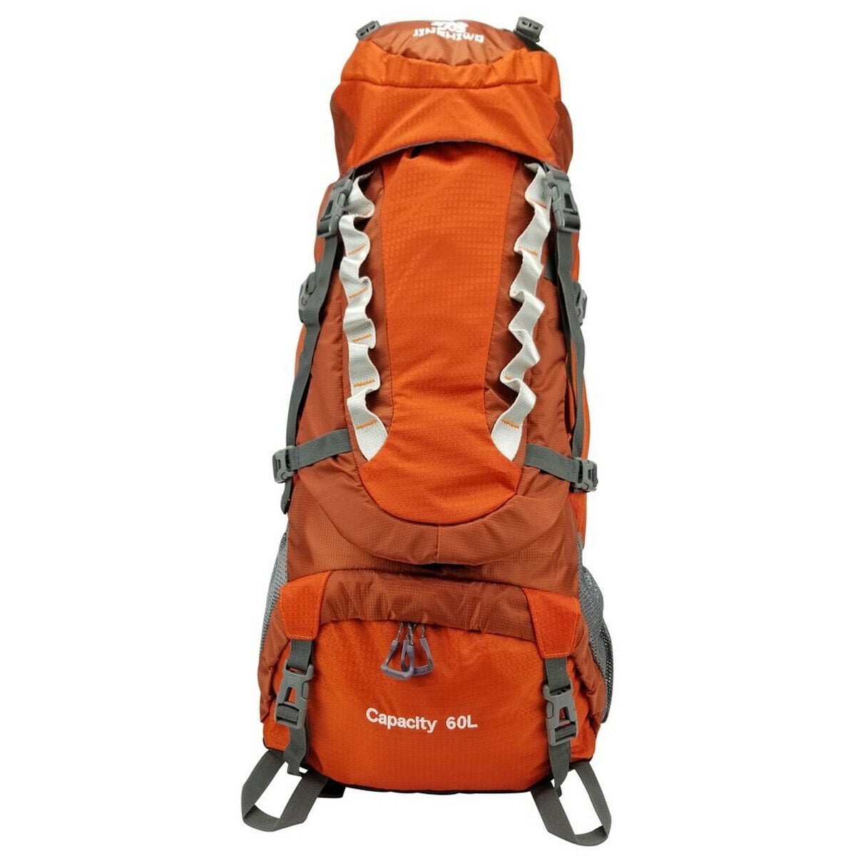 Orange 60L Outdoor Water Resistant Backpack Hiking Bag Camping Backpacking Pack - Walmart.com