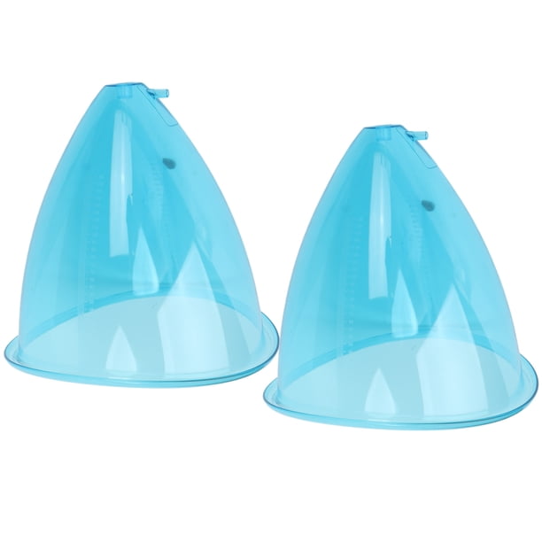 Juego de 2 ventosas para terapia de ventosas, masajeador de vacío, accesorios para glúteos, XL (180 ml)