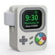 thumbnail image 4 of Soporte Del Cargador Soporte Del Cargador Soporte de cargador de consola de juegos 3D de silicona para Apple Watch Series 8 7 (blanco), 4 of 8