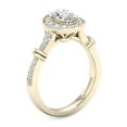 thumbnail image 2 of 3/4Ct TDW Oval Diamond 14k Yellow Gold Halo Engagement Ring (I-J, I2), 2 of 4
