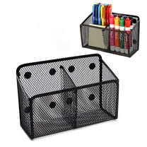 Magnetic Mesh Holder, EEEkit Magnetic Marker Organizer for Whiteboard, Refrigerator and Locker, Magnetic Desk Organizer for Office and Home