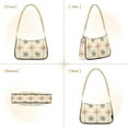 thumbnail image 7 of FORMRS Womens Shoulder Bag with Chain Strap Clutch Purse Cute Tote Handbag, Pastel Beige Geometric, 7 of 7