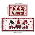 thumbnail image 2 of Christmas Kitchen Rug Set of 2 Kitchen Floor Mats Non-Slip Backing Christmas Gnomes Kitchen Mat Washable Seasonal Holiday Wedding Doormat Runner Rug 40x60cm+40x120cm, 2 of 4