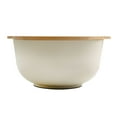 thumbnail image 4 of Mainstays 4-Piece Mixing Bowl Set with Lids, 11.22"/ L, 50% Recycled PP, Papyrus Beige, 4 of 9