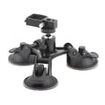 thumbnail image 2 of Trípode con base de ventosa para cámara DSLR de triple taza para coche + Adaptador universal giratorio de 360 ​​grados con tornillo de 1/4 de pulgada Soledad Coche de la cámara de succión del sostenedor de taza, 2 of 10