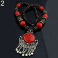 thumbnail image 7 of Women Vintage Bohemia Style Pendant Long Chain Sweater Necklace Jewelry Charm, 7 of 7