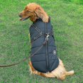 thumbnail image 3 of Large Pet Dog Jacket With Harness Winter Warm Dog Clothes Waterproof Jp, 3 of 5