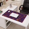 thumbnail image 3 of Long Mouse Pads for Desk,Halloween Orange Pumpkins on Purple Desk Mats on Top Of Desks, Desk Mouse Pad Extra Large with 3mm Non-Slip Base and Stitched Edge for Gaming,Office,Work,Home 31.5x15.7in, 3 of 5