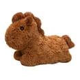 thumbnail image 4 of Caballo de peluche, juguete de peluche, acogedor, para habitación infantil, año nuevo lunar chino 2026 Marrón, 4 of 9