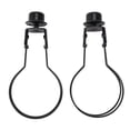 thumbnail image 2 of Bulb Clip Adapter,2Pcs No Harp Required Clip On Bulb Metal  Lampshade Holder with Finial Top Lamp Shade Light Bulb Clip Adapter Kit for Table Lamp Floor Lamp, 2 of 7