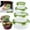 J, variant on Large Glass Mixing Bowl Glass Mixing Bowls With Lids Set Nesting 4pcs Kitchen Prep & Storage Bowls Large Salad Bowl Durable Microwave Oven Safe