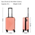 thumbnail image 3 of 20 in ABS lightweight Suitcase Aluminum Handle, 3 of 6