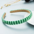 thumbnail image 1 of Diadema con cuentas tejidas a mano para el cabello Homing Hair Hoop, estilo barroco, esponja, accesorios simples para el cabello facial para mujer, 1 of 6
