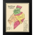 thumbnail image 2 of Beers 20x24 Black Modern Framed Museum Art Print Titled - White Plains, Scarsdale New York Landowner, 2 of 5
