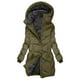 thumbnail image 1 of Parkas de manga larga de invierno para mujer, chaqueta de plumón alargada y gruesa de longitud media, abrigo para mujer, 1 of 8