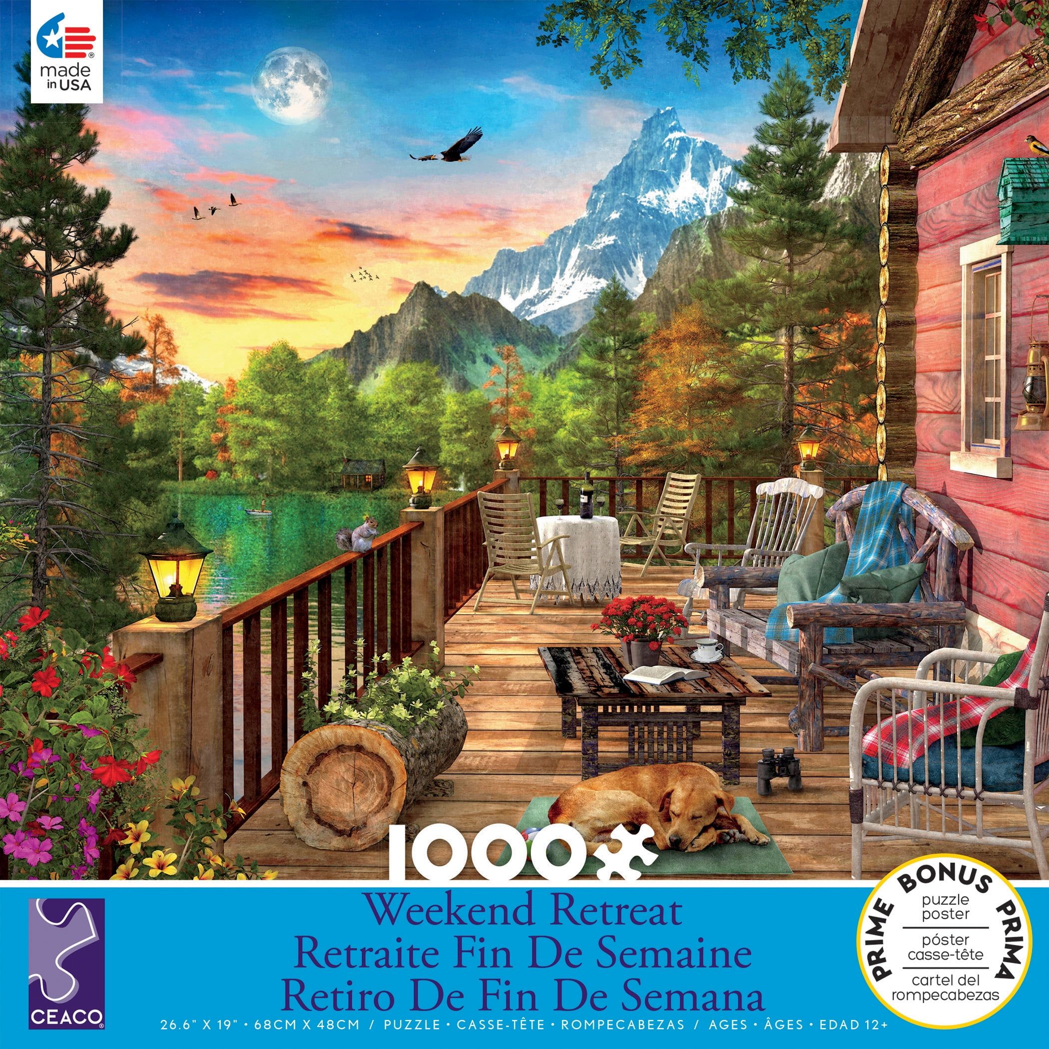 Ceaco - Weekend Retreat - Mountain View - 1000 piece Jigsaw Puzzle