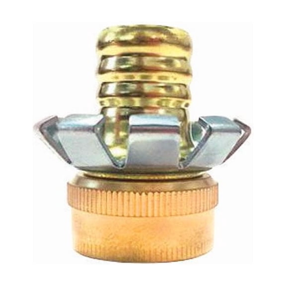 Gilmour Heavy Duty 3/4" Brass Female Clinch Coupling
