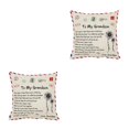 thumbnail image 2 of Moyic Pillow Cover Fiber Square Throw Pillow Cover Lettering Washable Sofa Cushion Case, Type 14 GM a nieto 2piezas, 2 of 6