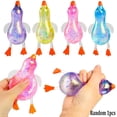 thumbnail image 4 of 1Pcs Glitter Duck Squeezes,Soft Cute Stress Relief Ball for Adults & Teens,Fun Decompression Duck Squishies Gift for Office Desk Party Favors Easter Basket Stuffer, 4 of 8