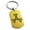 Gold, variant on Stainless Steel Celtic Triquetra Interlaced Knot Engraved Dog Tag Keychain Keyring