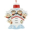 thumbnail image 4 of Personalized Family of 5 Ornament 2024 Family Vacation in Cruise Ship 1 Count - Ornaments by Elves, 4 of 10