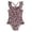 Pink, variant on Kids Toddler One Piece Swimsuit - Donut Scale Print Summer Beach Swimwear Size:7-8 Years
