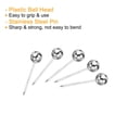 thumbnail image 4 of Uxcell Push Pins Round Head Thumb Map Tacks Steel Point, Silver Tone 400 Pack, 4 of 5