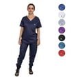 thumbnail image 1 of Uniforme Medico Pijama Quirurjica Mujer Jumper Conjunto XXL Color Azul Marino, 1 of 5