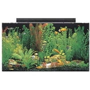 SeaClear 50 gal Acrylic Aquarium Combo Set, 36 by 15 by 20", Black Black 50 gal Rectangular