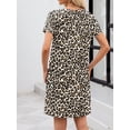 thumbnail image 2 of Avidlove Cotton Nightgowns for Women Short Sleeve Sleep Shirts Soft Nightdress Sleepwear, 2 of 6