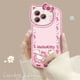 thumbnail image 1 of Sanrio-Funda de teléfono original con soporte de Hello Kitty, carcasa a prueba de golpes con dibujos animados para iPhone 14, 11, 13, 12 Pro Max, XR, XS, 7, 8 Plus, SE 2, Y2K Fivean LED, 1 of 2
