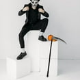 thumbnail image 4 of SUSHANG Halloween Decor Halloween SickleProp Scythe Grim Scythe Staff Plastic GrimSickle Halloween Death Dress up Toys Zombie Accessories Halloween Props, 4 of 7