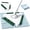 Green-mini, variant on Hands Free Flat Mop Click, Hands Free Multi Purpose Flat Mop, Clamp Mopa for Dry & Wet Pads, Snap Grip Mini Gripping with Sweeping & Mopping, Dust Mop for Hardwood Tile Small Space ()