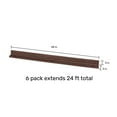 thumbnail image 5 of GroundSmart Brickface Landscape Edging, 4' Brown Rubber Garden Edging Border, 6 pack, 5 of 16