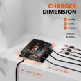 thumbnail image 2 of Cargador de baterías Litime 14.6 V de 3 bancos, 10 A, impermeable, 2 of 9