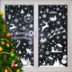 thumbnail image 2 of Pegatina estática de Halloween para ventana, pegatina de alce con copo de nieve blanco, decoración navideña 2025, decoración navideña para el hogar, 2 of 5