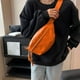thumbnail image 4 of Canvas Sling Multi-Layer Backpack Bag Travel Hiking Backpack Chest Bag With Front Pocket Casual Shoulder Packaging Items, 4 of 8