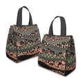 thumbnail image 2 of Pioneer Flower Floral Print Pattern Insulated Lunch Bag for Women & Adults,Large Portable Soft Cooler Lunch Bag,Thermal Food Storage Tote with Pearl Cotton,8.66L,8.75x5.75x9.5 Inch, 2 of 6