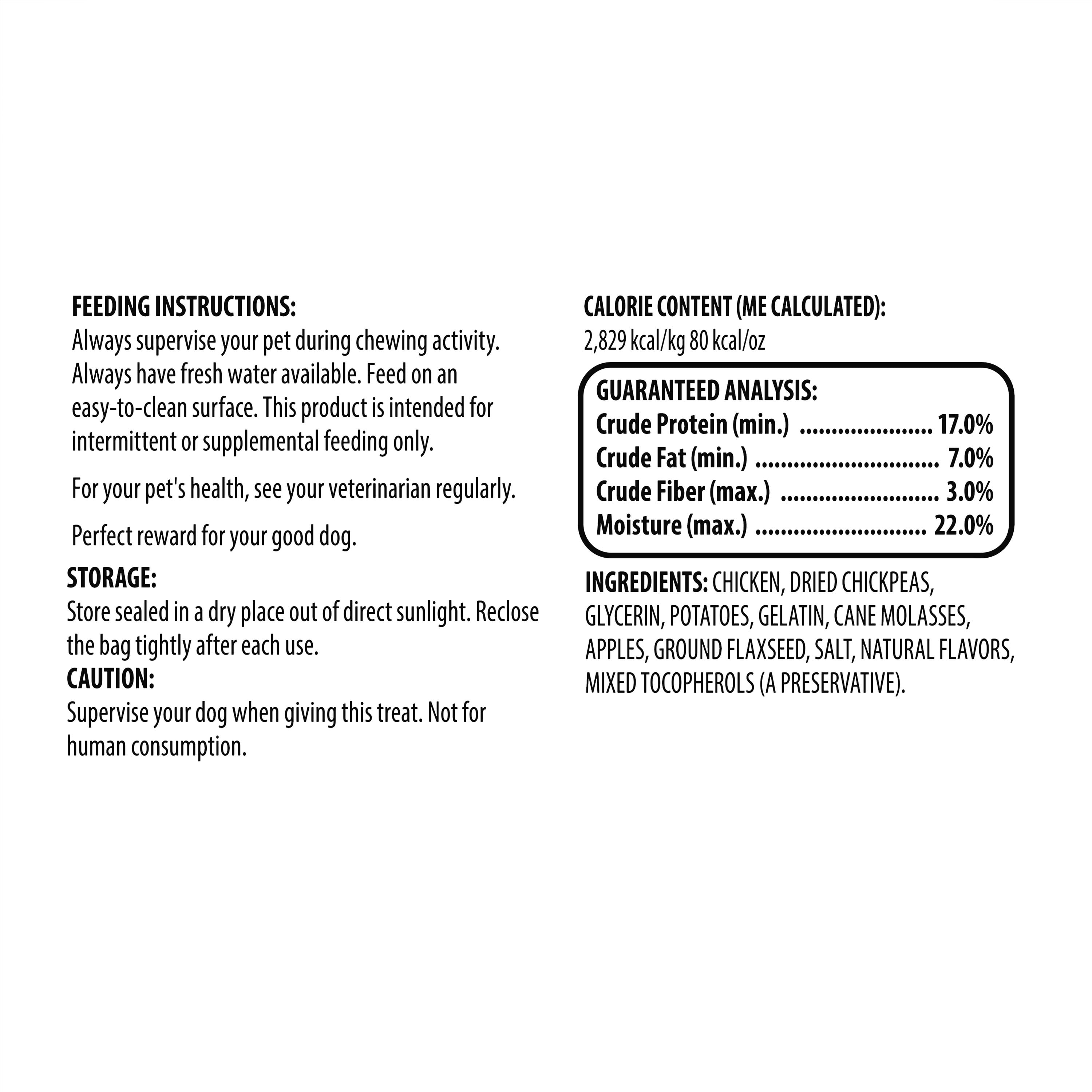 (6 pack) Golden Rewards Dry Chicken Stick Dog Treats, 24 oz Bag