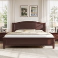 thumbnail image 4 of Euroco Wood Full Size Platform Bed, Espresso, 4 of 10
