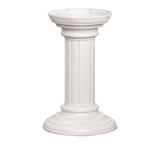 Regency Decorative Pedestal Cover - Tall - White