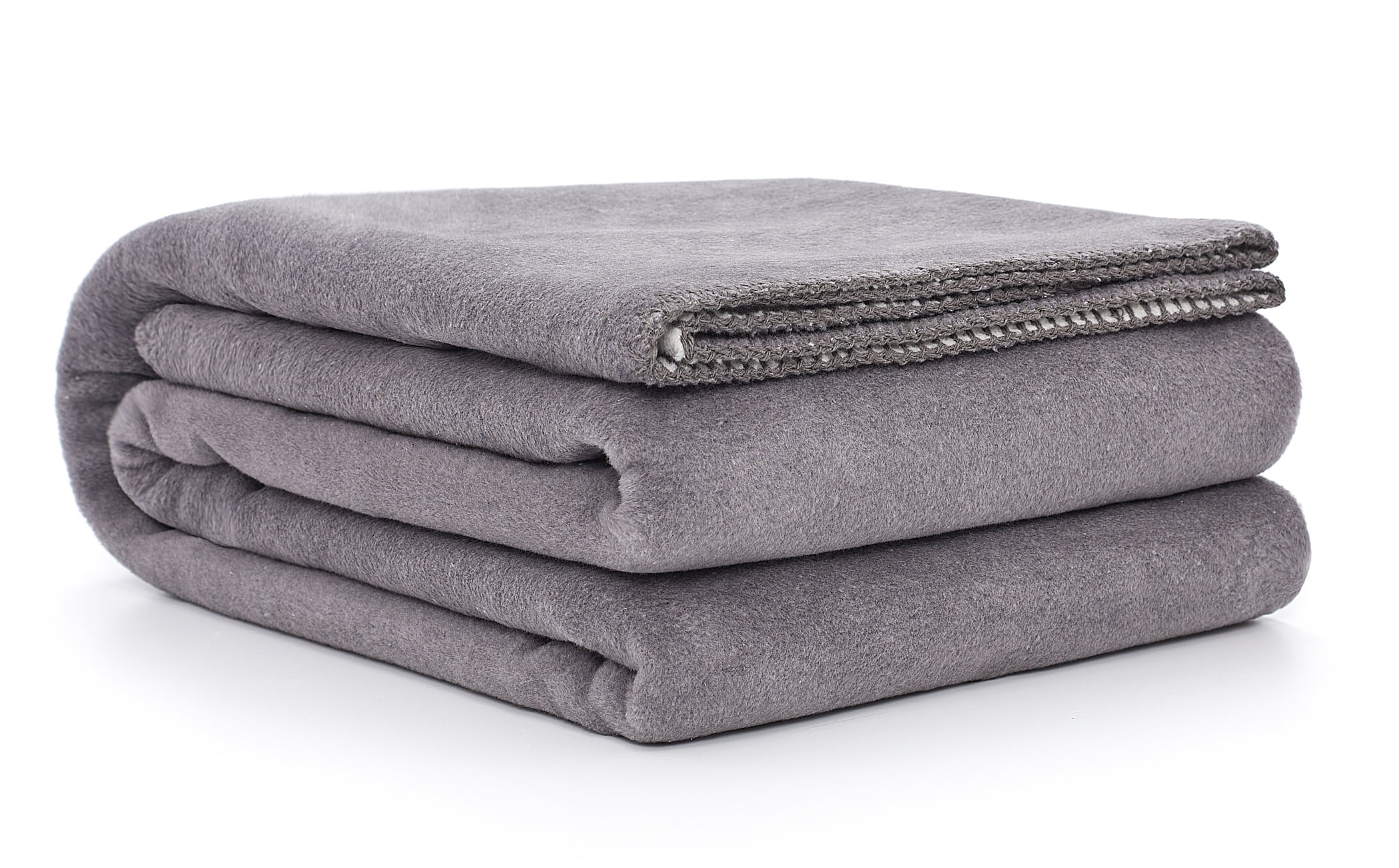 Cotton Blend Double Sided Reversible Throw Blanket, AshSilver