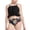 Black, variant on FRSASU Mother and Daughter Print Two Piece Swimsuit Matching Swimsuit Clothing